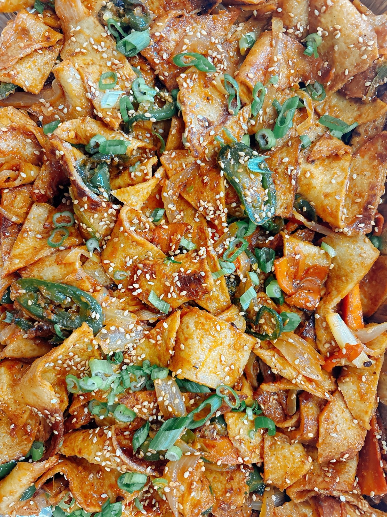 Spicy Stir Fried Fish Cake