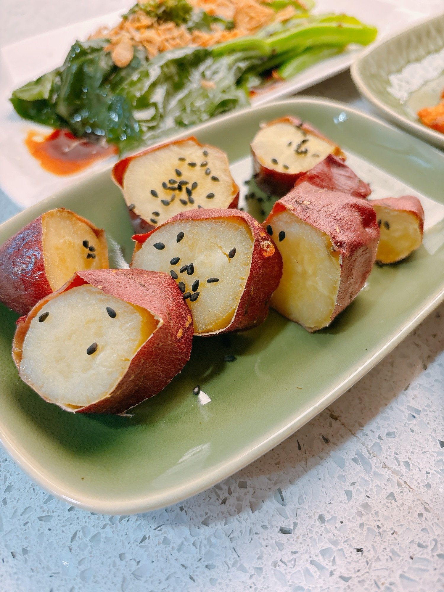 Airfried Japanese Sweet Potato